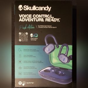 SKULLCANDY "Push Active" In-Ear Wireless Earbuds(Dark Blue/Green)